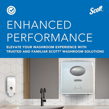 Scott Multifold Hand Towels, Z-Fold White Paper Towels for Bathroom, Soft, Strong, Eco-Friendly, Highly Absorbent, 16 Packs x 250 Z-Fold Paper Sheets (4,000 Sheets Total). Model nr. 1804