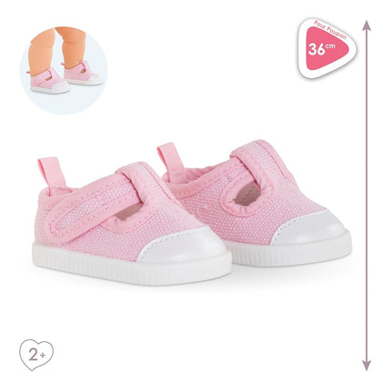 Corolle - Pink Sneakers, Shoes for Doll 36 cm, from 2 Years, 9000141510