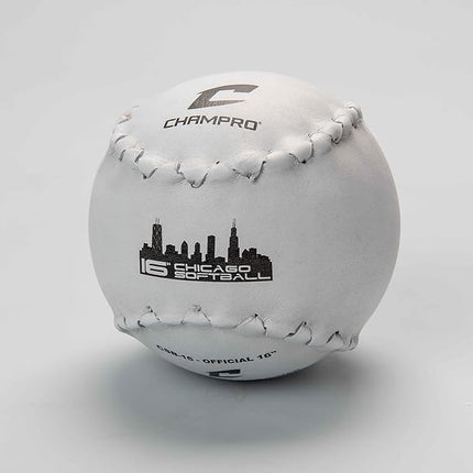 Champro Chicago Softball (White, 16-Inch)