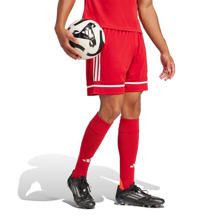 adidas Mens Squadra 25 Shorts, Team Power Red/Team Power Red/White, 3X-Large
