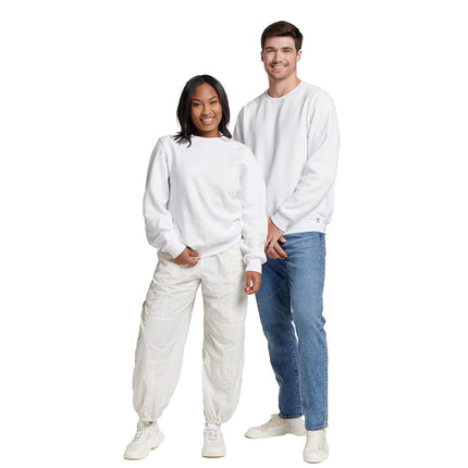 Russell Athletic Men's Dri-Power Fleece Sweatshirt, White, S