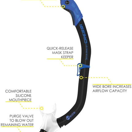 Cressi Ikarus & Orion, Black/Blue