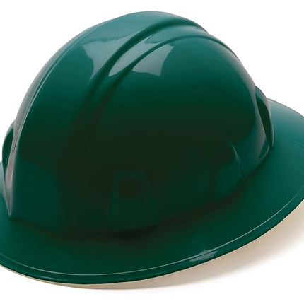 Pyramex Safety SL Series Full Brim Hard Hat,Green