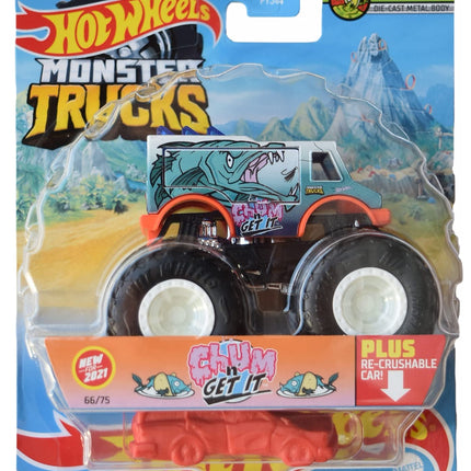 Hot Wheels Monster Trucks Chum'n Get It, [1:64 Sca