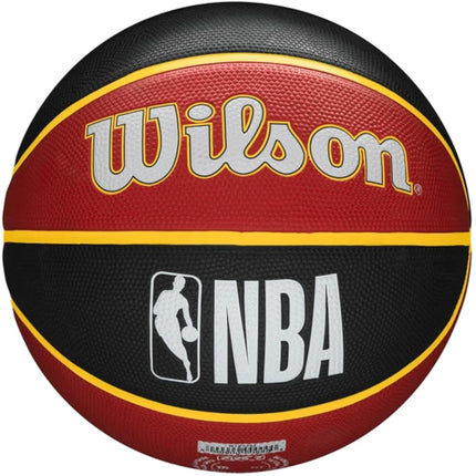 Wilson Basketball, NBA Team Tribute Model, ATLANTA HAWKS, Outdoor, Rubber, Size: 7