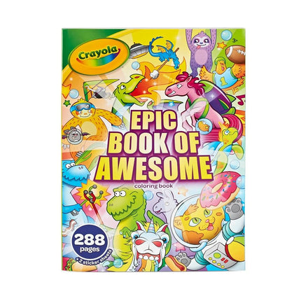 CRAYOLA Libro Épico de Impresionante, Juego de Libro para Colorear Todo en Uno, 288 Páginas para Colorear de Animales, Regalo para Niños, Edad 3, 4, 5, 6 [21 jun 2025] 1