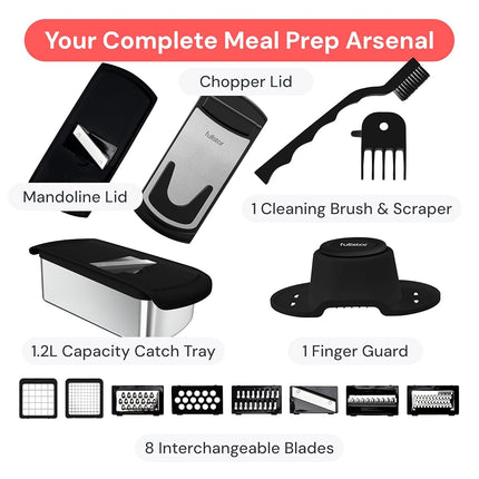 Fullstar Pro Original Vegetable Chopper & Mandoline Slicer Kitchen Gadget