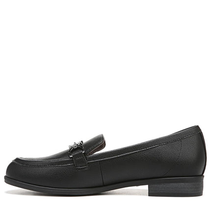 Dr. Scholl's Shoes Women's Rate Adorn Loafer, Black Smooth, 7.5 UK