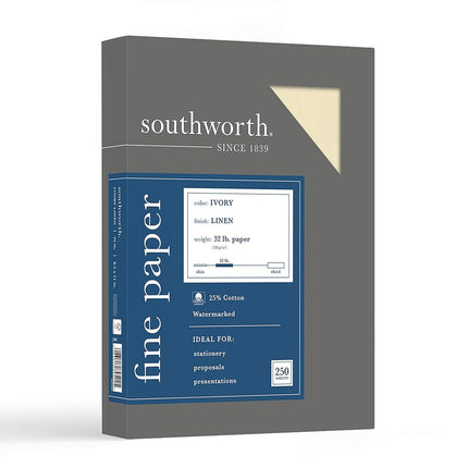 Southworth J568C 25% Cotton Linen Business Paper 3