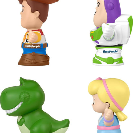 Little People Toy Story Jessie Buzz Woody and Rex Figures, Pack of 4, Ideal Size for Ages 1 and Up