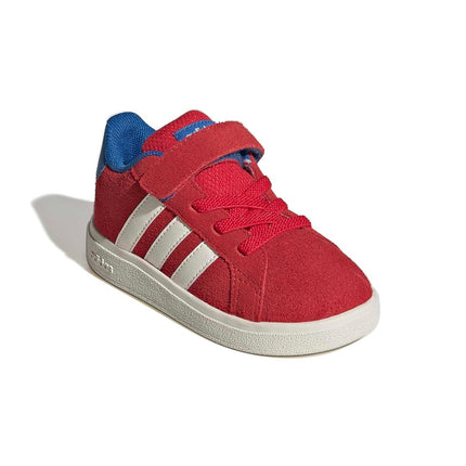 adidas Unisex Baby Grand Court 00s Shoes Infants, Pure Ruby/core White/Bright Royal, 4 UK Child