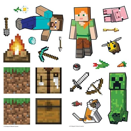 RoomMates Minecraft Blocks Build Your Own Wall Decals, RMK5581SCS