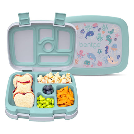 Bentgo Kids Prints Leak-Proof, 5-Compartment Bento