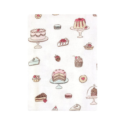 Hudson Baby Unisex Baby Cotton Flannel Burp Cloths Bundle, Sweet Bakery, One Size