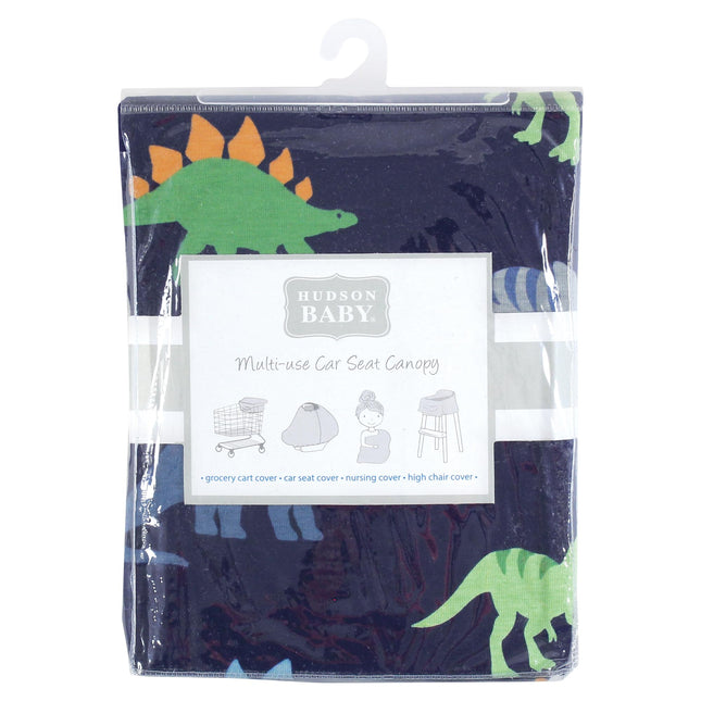Hudson Baby Unisex Baby Multi-use Car Seat Canopy, Dinosaurs, One Size