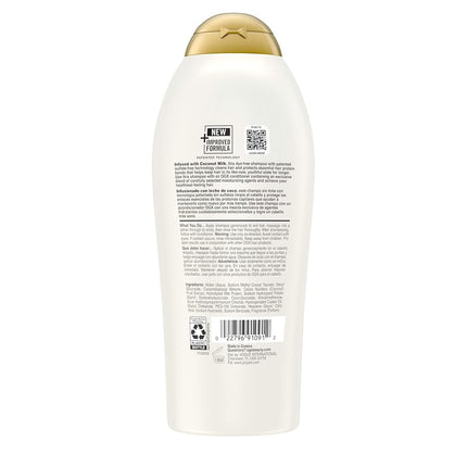 Ogx Nourishing + Hydrating Coconut Milk Shampoo For Dry Hair 750ml