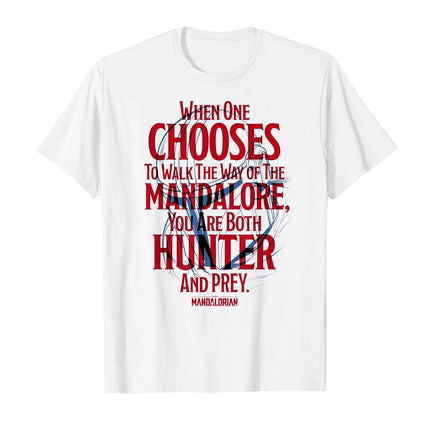 Star Wars The Mandalorian You Are Both Hunter And Prey T-Shirt