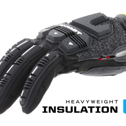 Mechanix Wear ColdWork M-Pact Winter Safety Gloves, Black/Grey - XLarge