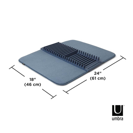 Umbra Udry Drying Rack Mat, Denim, Standard