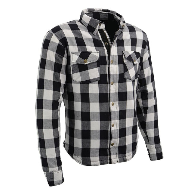 Milwaukee Leather MPM1633 Men's Plaid Flannel Bike