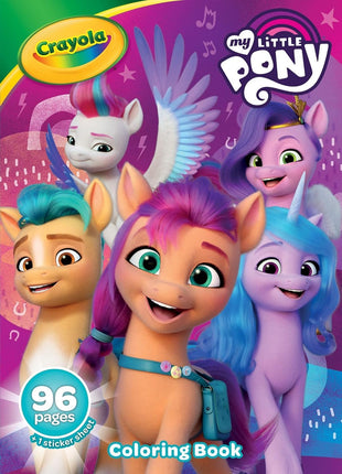 Crayola My Little Pony Coloring Book with Stickers