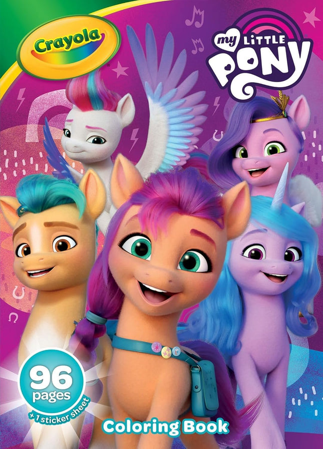 Crayola My Little Pony Coloring Book with Stickers