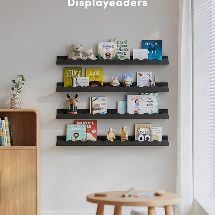 Seocry Nusery Shelves (23", Black)