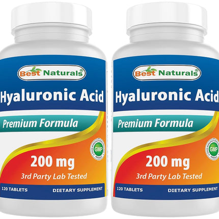 Best Naturals Hyaluronic Acid 200 mg 120 Tablets (