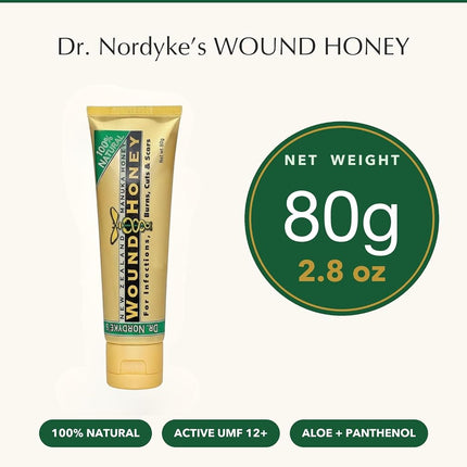 Wound Honey, Manuka Honey Wound Cream with Active Manuka Honey