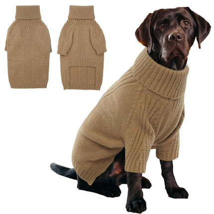 IECOii XXL Dog Sweater,Thermal Knit Big Dog Sweate