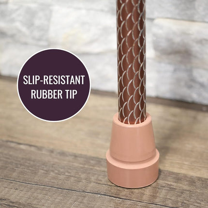 Bâton de marche pliant et réglable Switch Stick en or rose de luxe gravé