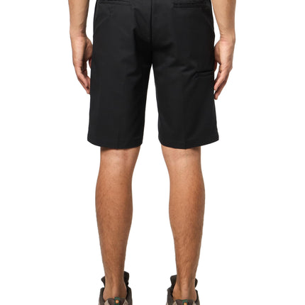 Dickies Pantalones Cortos de Trabajo para Hombre, Ajuste Regular, 11", Negros, Talla 42 Regular