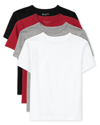 The Children's Place Boys' Short Sleeve Basic Laye