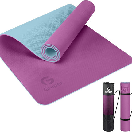 Yoga Mat Non Slip, Eco Friendly Fitness Exercise M