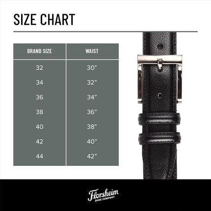 Florsheim Pebble Grain Leather Belt