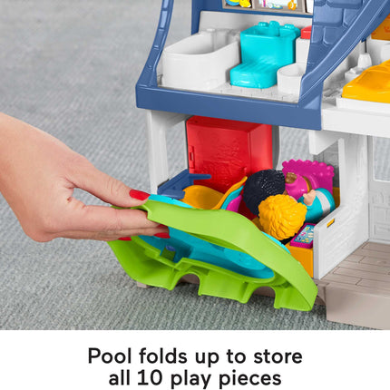 Fisher-Price Little People Friends Together Play House, electronic playset with Smart Stages learning content for toddlers and preschool kids