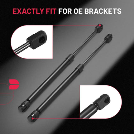 BDFHYK C16-06389 14 Inch 24 Lbs Truck Camper Shell Gas Shocks Struts Lift Support Gas Spring for Truck Cap Window Leer Topper Camper Shell Tool Box Chest C1606389