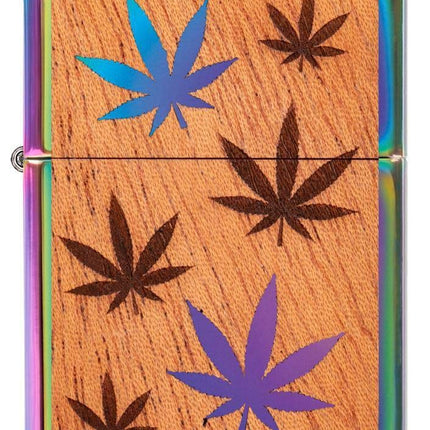 Zippo Woodchuck Zippo Woodchuck USA Leaves Lighter, Multi, Multi-Coloured