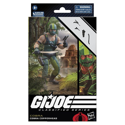 G. I. Joe Classified Series Cobra Copperhead, Collectible G.I. Joe Action Figures, 72, 6 inch Action Figures for Boys & Girls, with 4 Accessories