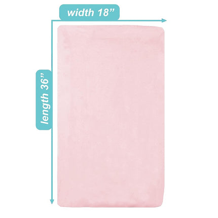 TL Care 100% Natural Cotton Value Jersey Knit Fitted Cradle Sheet, Pink, Soft Breathable, for Girls