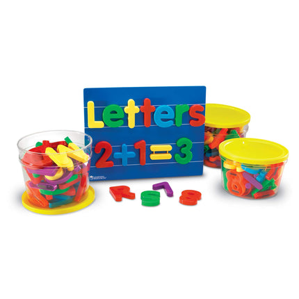 Learning Resources Jumbo Magnetic Letters and Numb