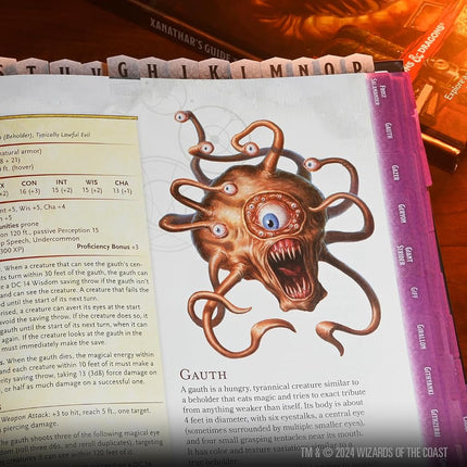 D&D Book Tabs: Mordenkainen presents: Monsters of the Multiverse