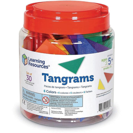 Learning Resources Six-Colour Tangrams
