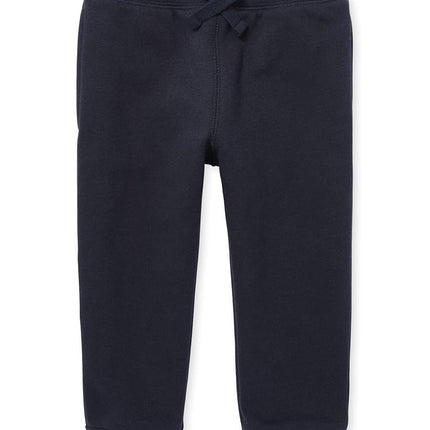 The Children's Place Pantalon de jogging en molleton actif pour garçons, New Navy Single, 3T