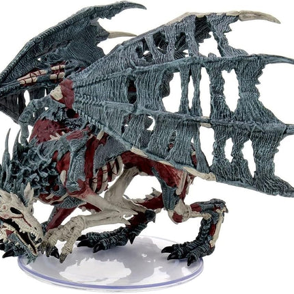 WizKids Dungeons and Dragons Icons of the Realms - Boneyard, Adult Green Dracolich, DnD Miniatures