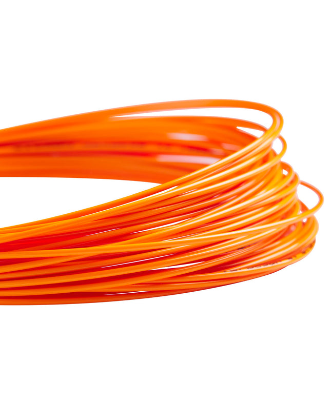 Cordaje de tenis Wilson Revolve, naranja, calibre 16