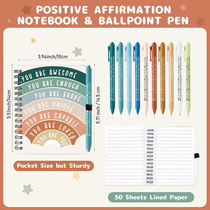 Thenshop 40 Pcs Mental Health Awareness Wellness Gifts, Rainbow