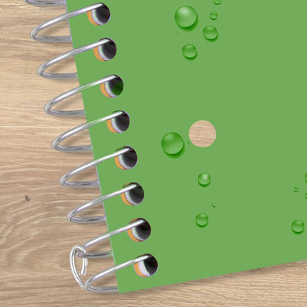 Five Star Spiral Notebook, 5 Subject, College Ruled, 200 Sheets, 11 x 8.5 Inch, Green (72079)