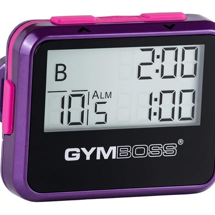 Gymboss Interval Timer and Stopwatch - VIOLET / PI