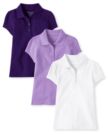 The Children's Place Girls' Multipack Short Sleeve